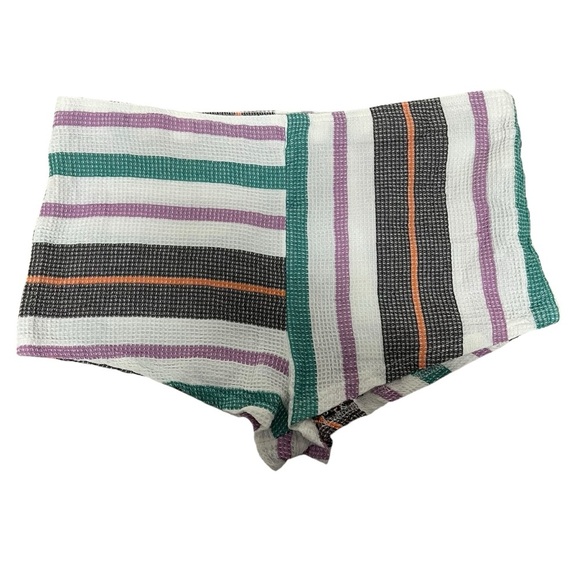 Free People Endless Summer Soleil Time Shorts Medium Kauai Combo Stripes NWOT - Picture 3 of 16